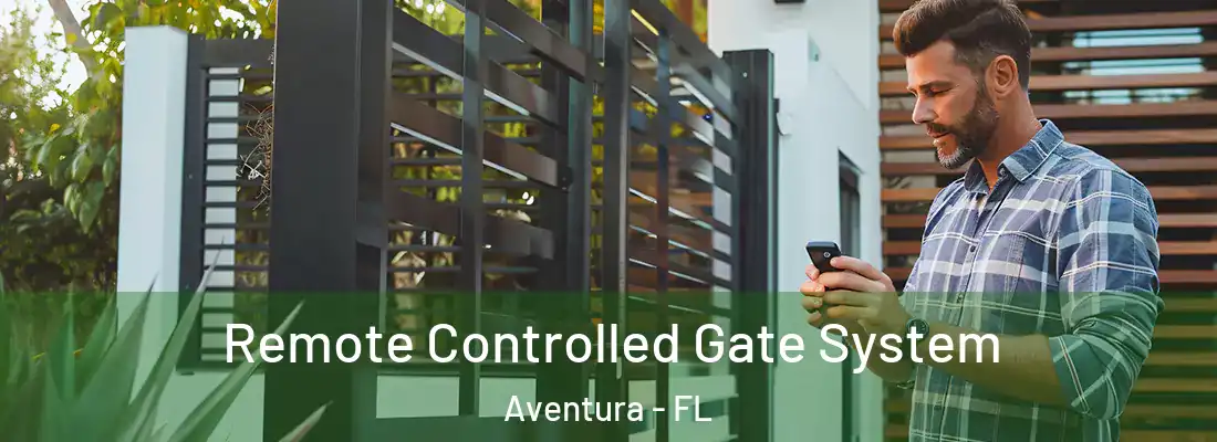 Remote Controlled Gate System Aventura - FL